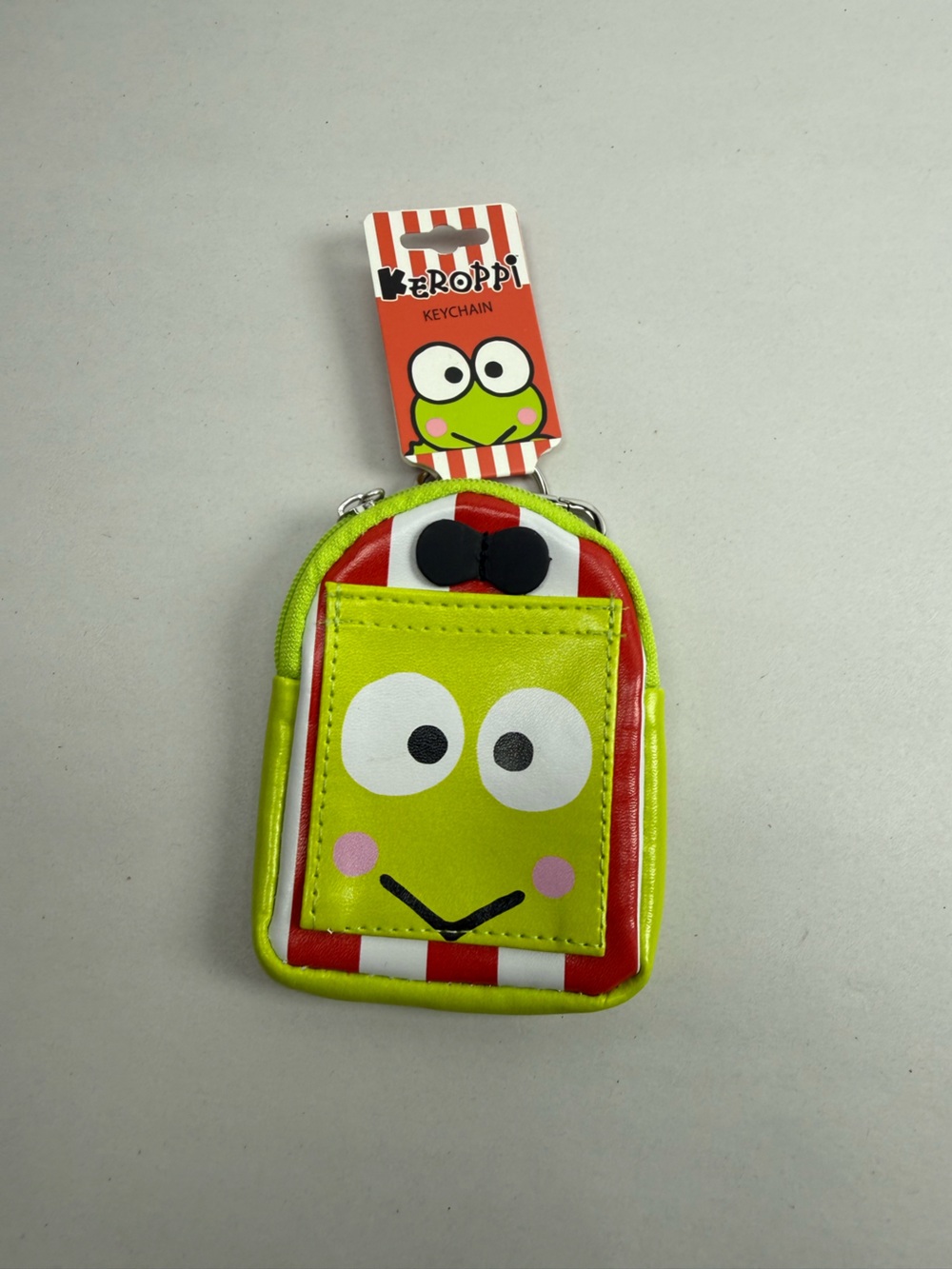 Sanrio Keroppi Face Backpack 3D Keychain — BoxLunch Exclusive.